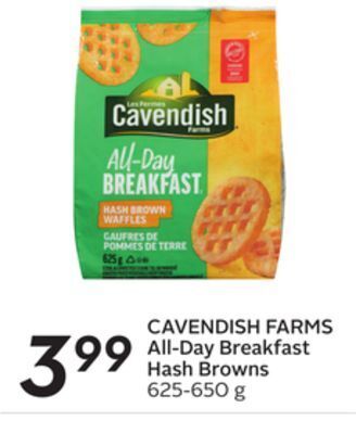 Sobeys All-day breakfast hash browns offer