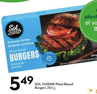 Sobeys Plant-based burgers offer
