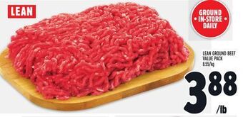 Metro Lean ground beef value pack offer