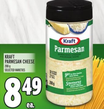 Metro Kraft parmesan cheese offer