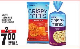 Metro Quaker crispy minis offer