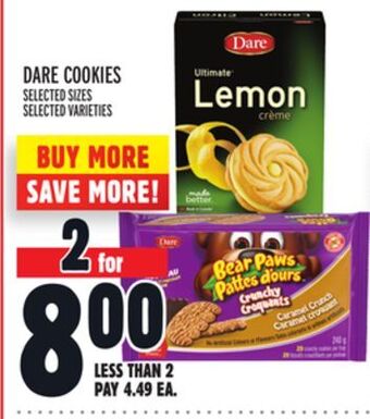 Metro Dare cookies offer