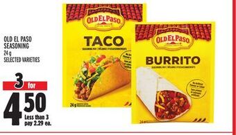 Metro Old el paso seasoning offer