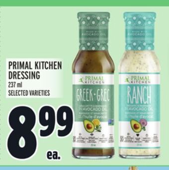Metro Primal kitchen dressing offer