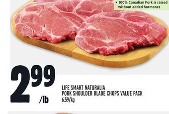 Metro Life smart naturalia pork shoulder blade chops value pack offer