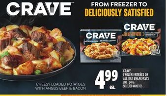 Metro Crave frozen entrées or all day breakfasts offer