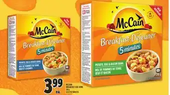 Metro Mccain breakfast egg bowl offer
