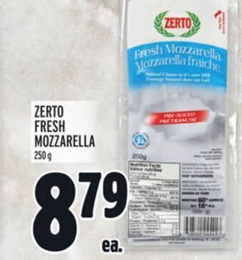 Metro Zerto fresh mozzarella offer