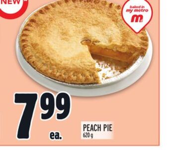 Metro Peach pie offer