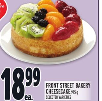 Metro Front street bakery cheesecake offer