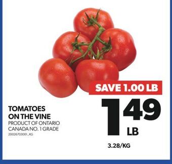 Real Canadian Superstore Tomatoes on the vine offer