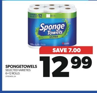 Real Canadian Superstore Spongetowels, 6=12 rolls offer
