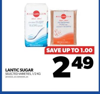 Real Canadian Superstore Lantic sugar, 1/2 kg offer