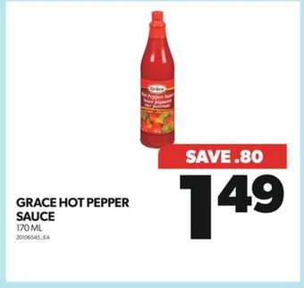 Real Canadian Superstore Grace hot pepper sauce, 170 ml offer