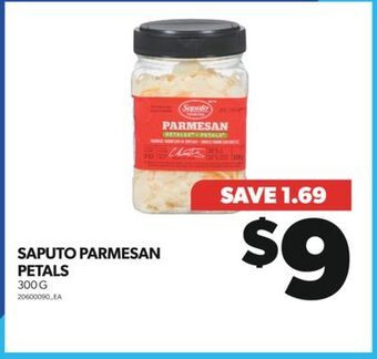 Real Canadian Superstore Saputo parmesan petals, 300 g offer