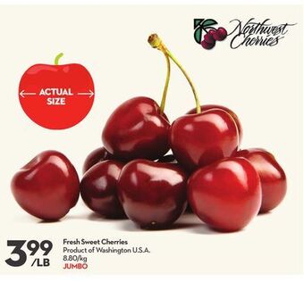 Longo's Fresh sweet cherries offer