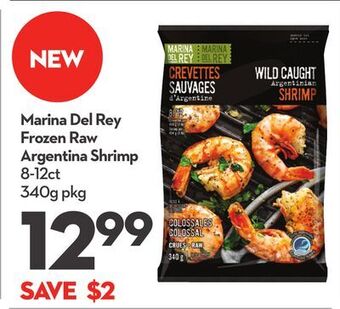 Longo's Marina del rey frozen raw argentina shrimp offer