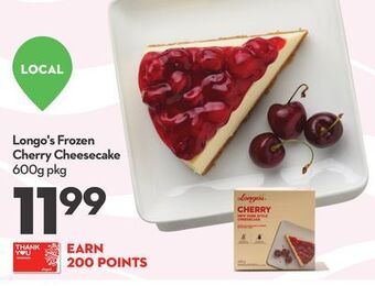 Longo's Longo's frozen cherry cheesecake offer