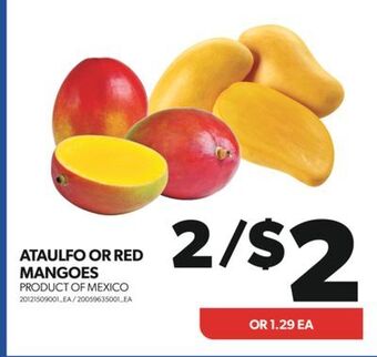 Real Canadian Superstore Ataulfo or red mangoes offer