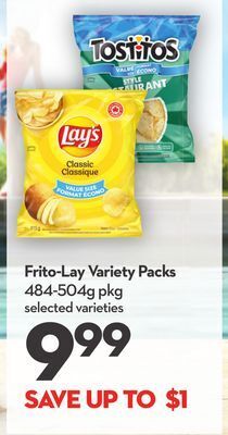 Longo's Frito-lay variety packs offer