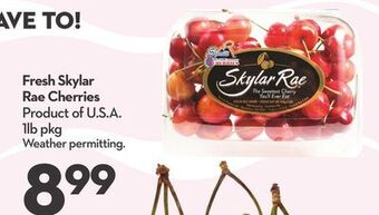 Longo's Fresh skylar rae cherries offer