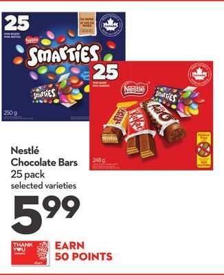 Longo's Nestlé chocolate bars offer
