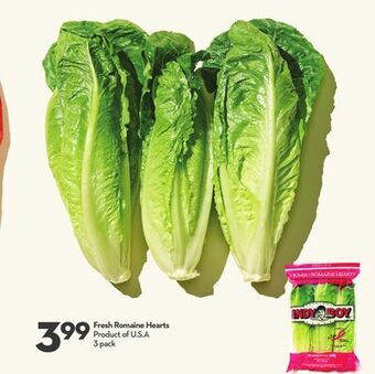Longo's Fresh romaine hearts offer