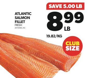 Real Canadian Superstore Atlantic salmon fillet offer