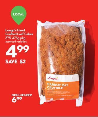 Longo's Longo's hand crafted loaf cakes offer