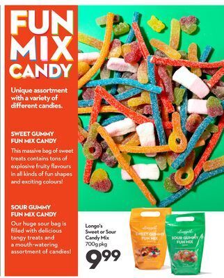 Longo's Longo's sweet or sour candy mix offer