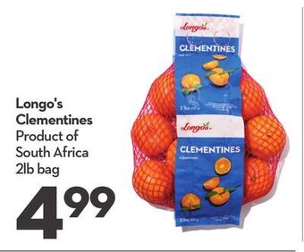 Longo's Longo's clementines offer
