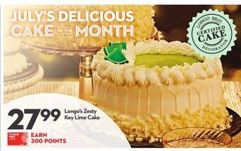 Longo's Longo's zesty key lime cake offer