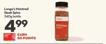 Longo's Longo's montreal steak spice offer