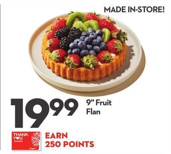Longo's 9 fruit flan offer