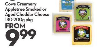 Longo's Cows creamery appletree smoked or aged cheddar cheese offer