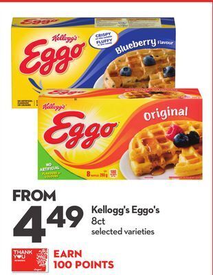 Longo's Kellogg's eggo's offer