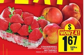 Food Basics Strawberries or nectarines offer