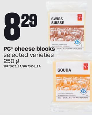 Independent Grocer Pc® cheese blocks, 250 g offer
