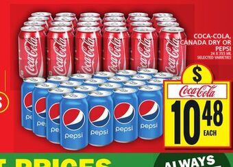 Food Basics Coca-cola, canada dry or pepsi offer