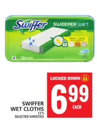 Food Basics Swiffer wet cloths offer