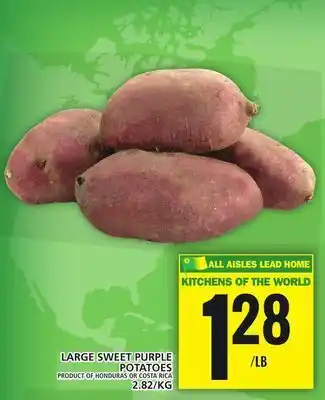 Food Basics Large sweet purple potatoes offer