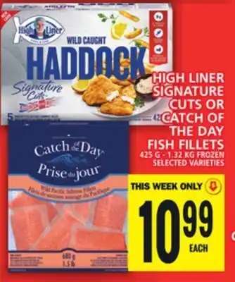 Food Basics High liner signature cuts or catch of the day fish fillets offer