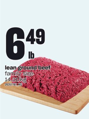 Loblaws Lean ground beef offer