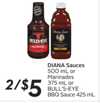 Sobeys Diana sauces offer
