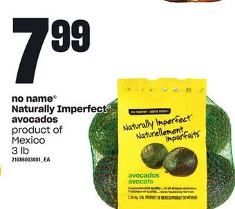 Loblaws No name® naturally imperfect™ avocados, 3 lb offer