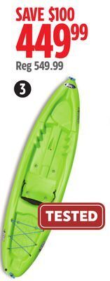 Canadian Tire Pelican boost 100 kayaks offer