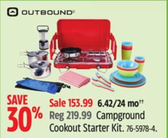 Canadian Tire Outbound campground cookout starter kit offer