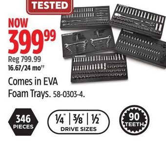 Canadian Tire Maximum professional grade socket sets offer