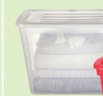 Canadian Tire 72l clear tote offer