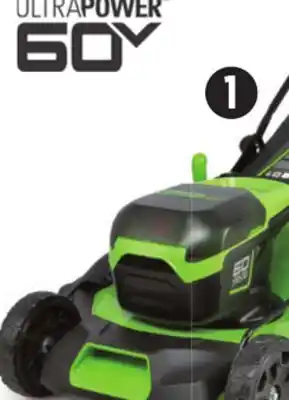 Canadian Tire Greenworks 60v 3-in-1 push mower, 21 with 4ah battery & charger offer